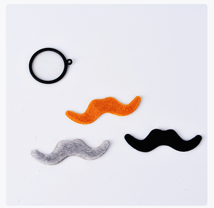 亚马逊跨境化妆舞会道具 福尔摩斯眼镜胡子 万圣节仿真胡子眼镜详情图3