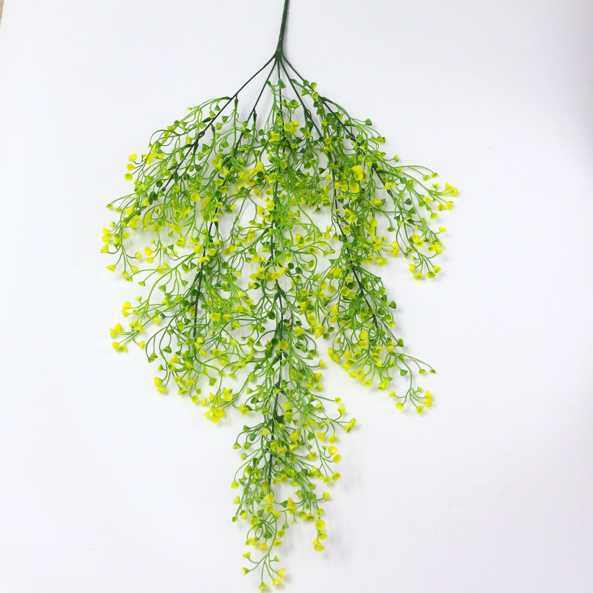 仿真金鐘柳吊蘭花藤條吊籃室內(nèi)裝飾墻面裝飾塑料花水草綠植