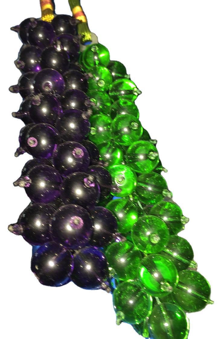 150mm大手工葡萄串彩色玻璃葡萄串 亚克力玻璃珠手+工穿珠半成品