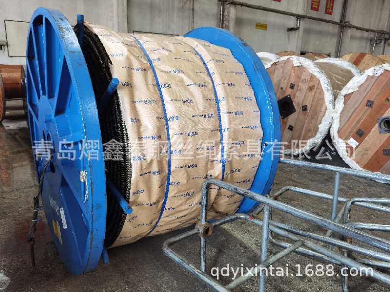 起重吊车绞缆用钢丝绳 热镀锌强度高破断不旋转钢丝37W*K7