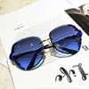 Fashionable sunglasses, 2021 collection, fitted, Korean style