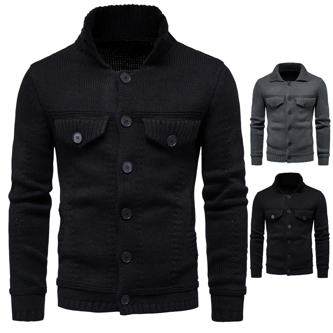 Fall new style foreign trade men's knitw...