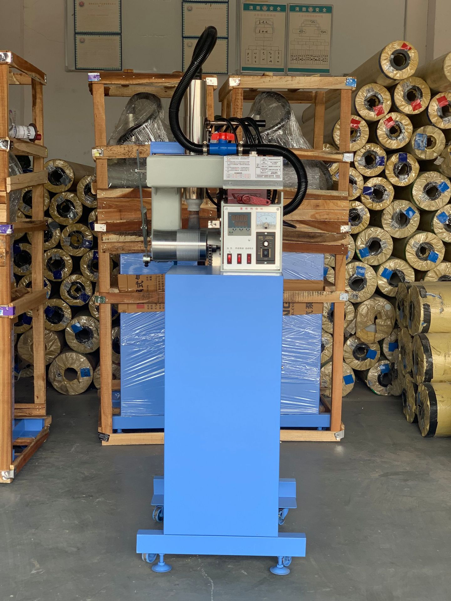 篷布帆布热合机拼接篷布焊接机热熔恒温包边包绳子机塑料布滚动式