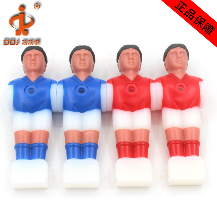 5529人形公仔包胶 红色-蓝衣2