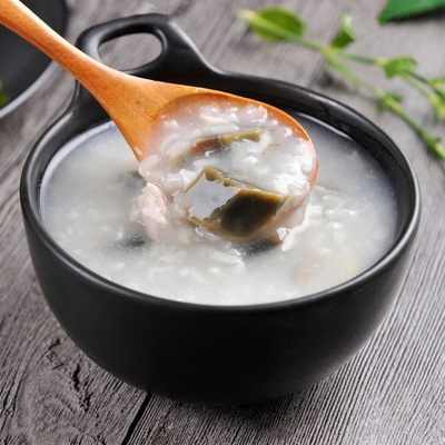 蒸烩煮皮蛋瘦肉粥350g 营养早餐方便速食早餐料理包加热即食商用|ms