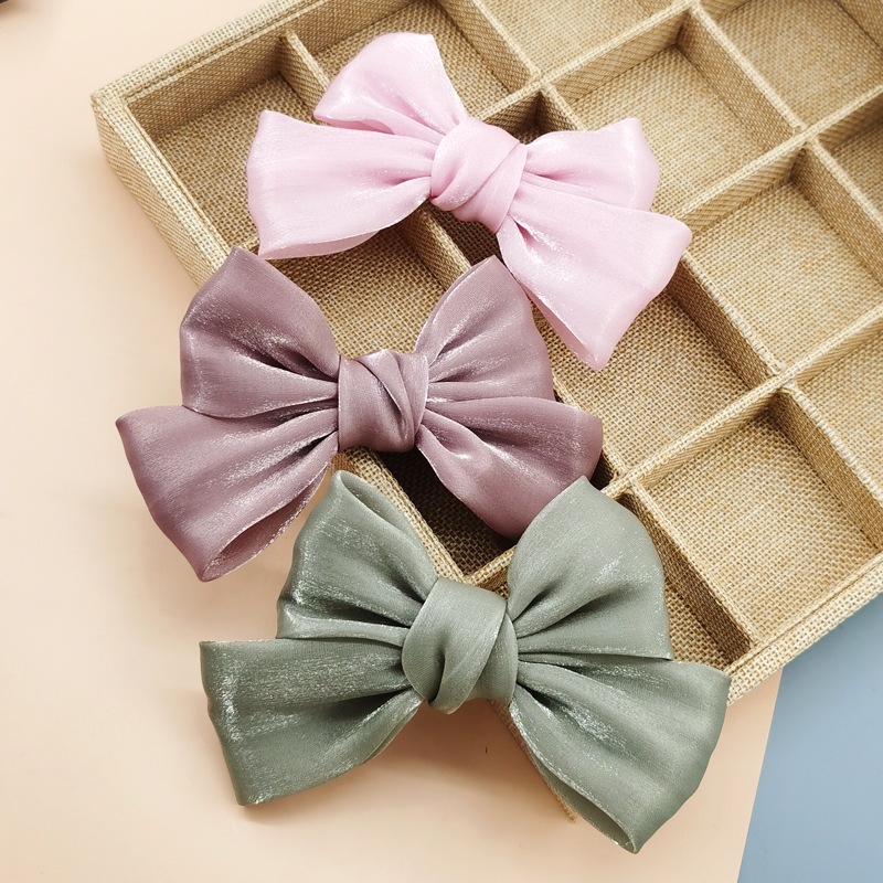 Korea New  Bow  Simple Hair Clip display picture 5