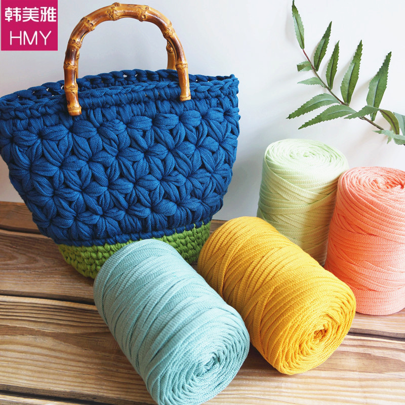 Han Meiya Flat yarn flat yarn hand woven...