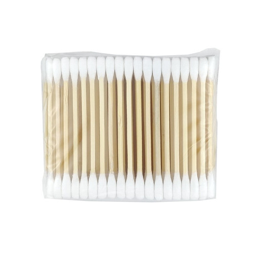 Jie Neng bagged cotton swabs, cosmetic cotton swabs, double-headed cosmetic cotton swabs, wooden cotton swabs, cotton swabs, 100 pieces