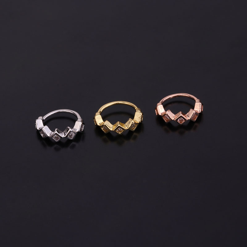 Korean  New Zircon Creative Earrings display picture 8