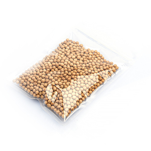 Wholesale printed clip chain sealed PET plastic bag tea coffee bean food packaging bag transparent flat bottom ziplock bag