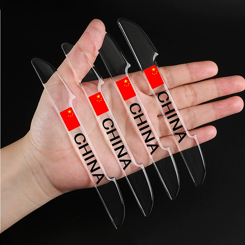 Дверь автомобиля полоса для защиты от столкновений зеркало заднего вида бампер граница двери царапина утолщенная прозрачная невидимая универсальная наклейка для защиты от столкновений