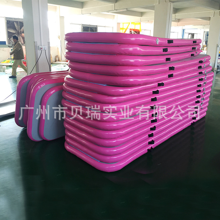 跆拳道空翻气垫运动训练充气体操垫PVC舞蹈瑜伽健身平衡拉丝气垫