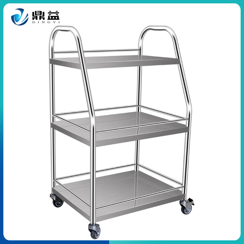 不锈钢推车护理换药车器械台小推车实验室三层推车仪器手推车定制