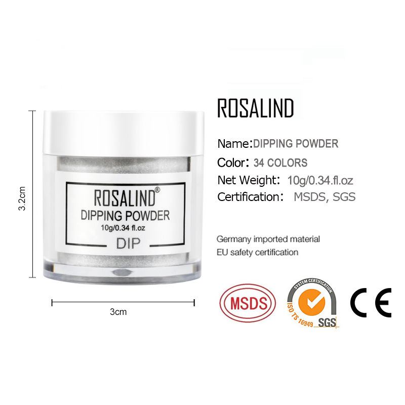 亚马逊美甲浸润粉套装 免烤灯浸润粉全套法式指甲闪粉美甲店专用