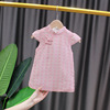 Children's summer thin cheongsam, girl's skirt, baby dress, small princess costume, western style, Chinese style