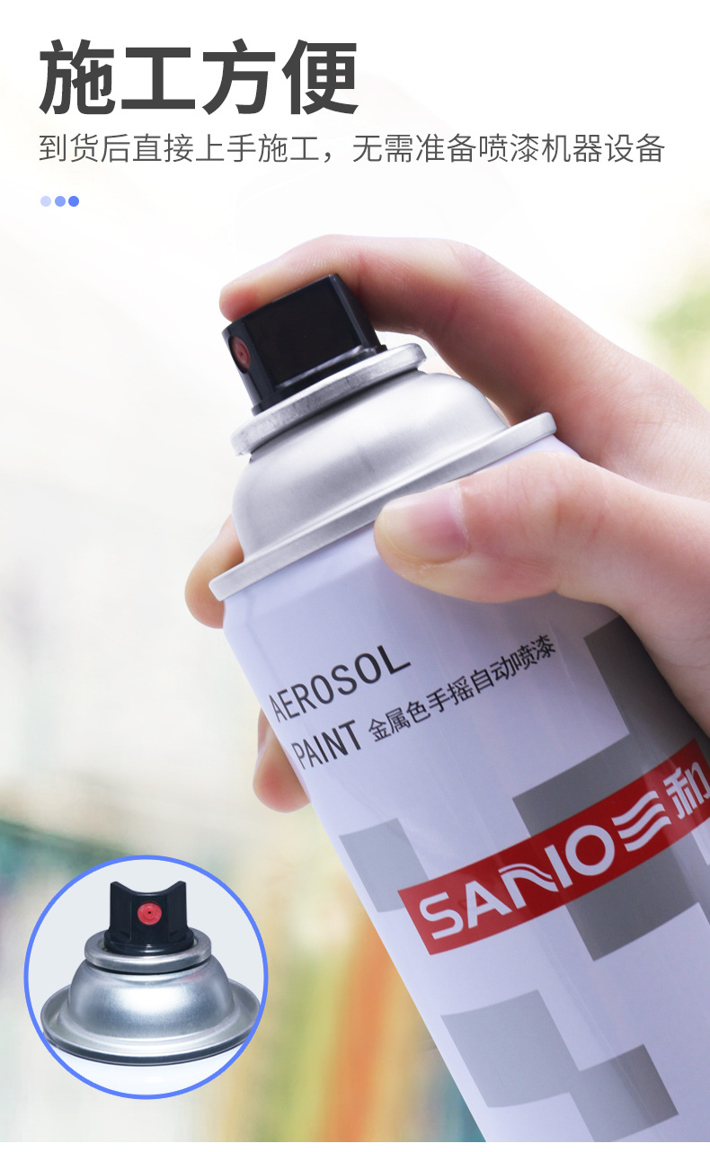 Sanhe High Temperature Resistant Painting Hand-cranked Automatic Painting Caliper Painting Car Wheel Hub Modification Color Change Renovation Paint Temperature Resistance