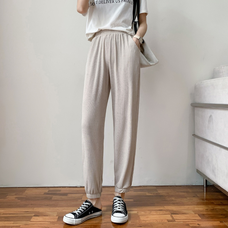 Pantalon léger femme en coton - Ref 3430172 Image 1