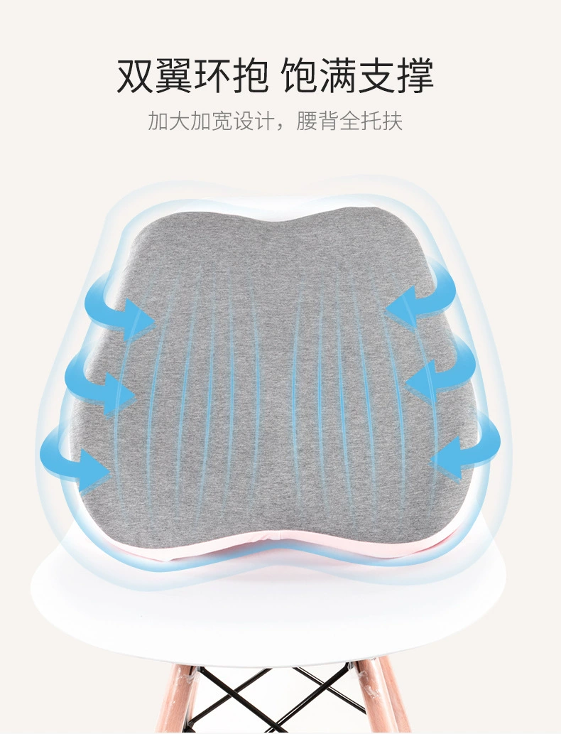 Memory Foam Lumbar Support Pillow Pregnant Waist Pad Car Seat Waist Cushion Protect Spine Vertebral Back Cushion Sleeping Pillow