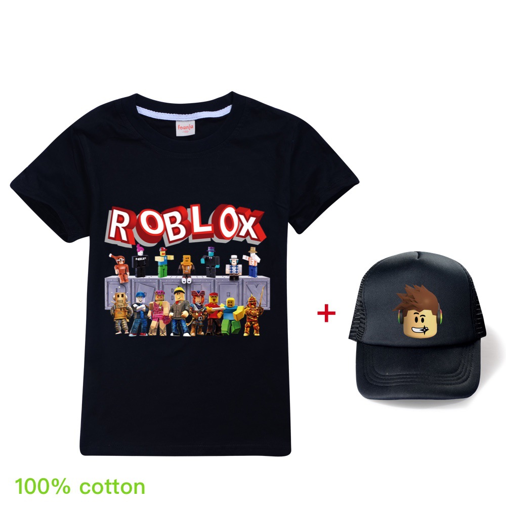 Verao 2020 Criancas Meninos Roblox T Shirt Tops Chapeu Roupas Conjunto 2pcs Ebay - 2020 2 8years 2018 kids girls clothes set roblox costume toddler girls summer clothing set boy summer set tshirt jeans shorts from fang02 12 87 dhgate com