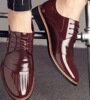 Men Wedding leather shoes PU business formal dress shoes