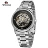 Brand Forsining hollow men's mechanical watch steel belt hollow men's automatic mechanical movement