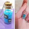 Breaking Bad Desperate Poisonian European and American Film and Television Around Blue Retro Salt Bottle Necklace Cross -border Jewelry