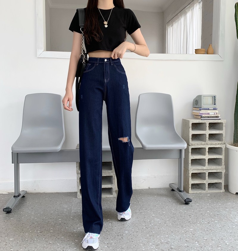 Pantalon léger femme en cow-boy - Ref 3430335 Image 4