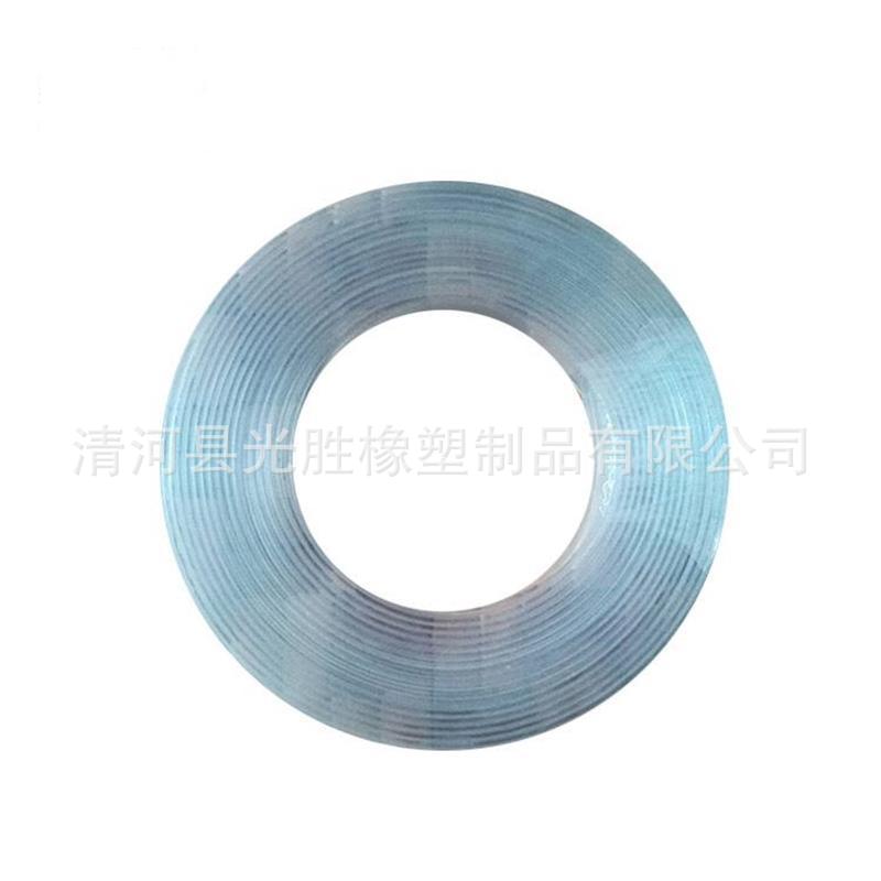 透明条 PVC密封条 平板胶条 3X11 高档字边条 卡布灯箱胶条