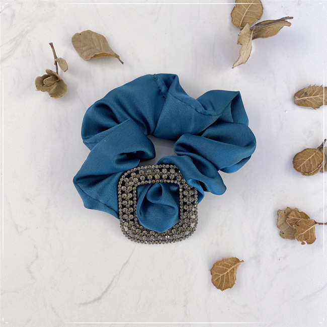 Korean Girl High Elastic Silk Hair Ring New Bm Ponytail Tie Head Release Art Czech Square Hair Scrunchies Nihaojewelry Wholesale display picture 13