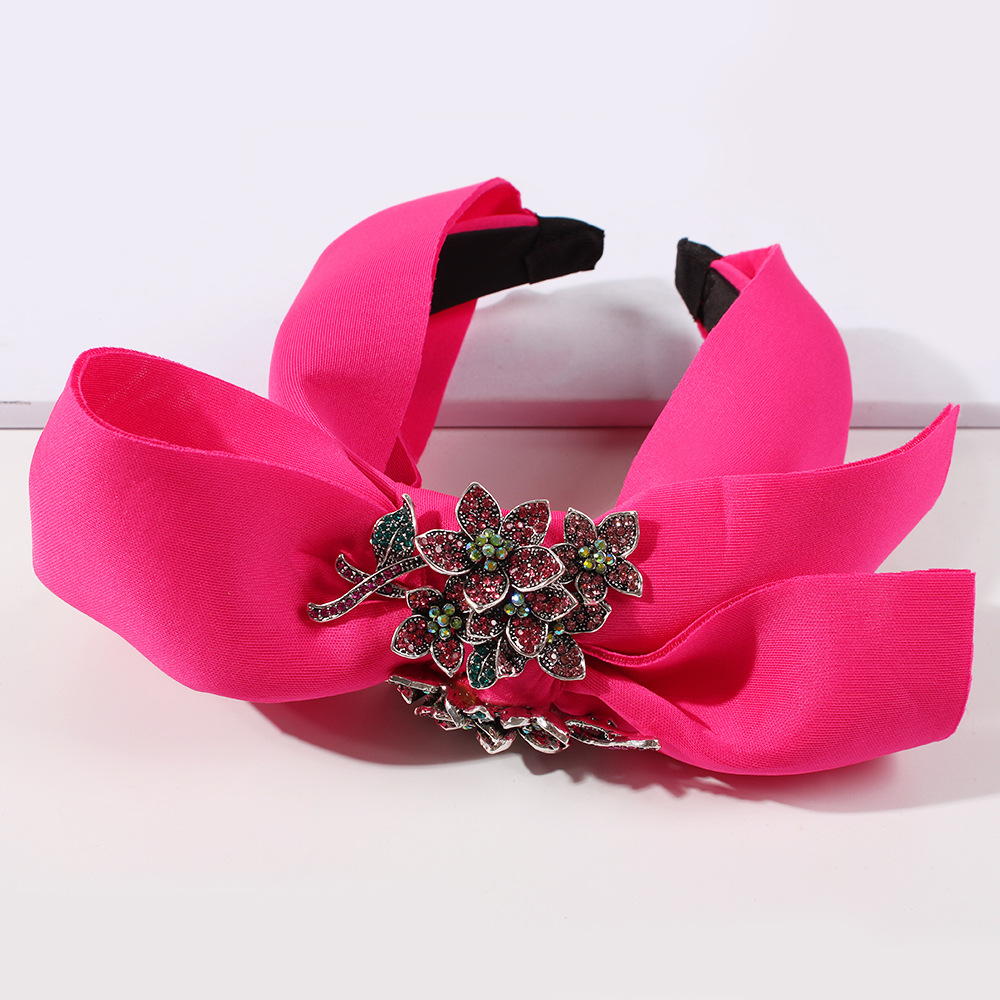 Fashion Exaggerated Bow  Sweet  Fabric Headband display picture 7