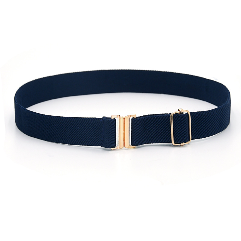 Banda elástica kindergarten lona niños y niñas entrenamiento militar niños estudiante cinturón elástico ancho de la correa 2,5 ajustable