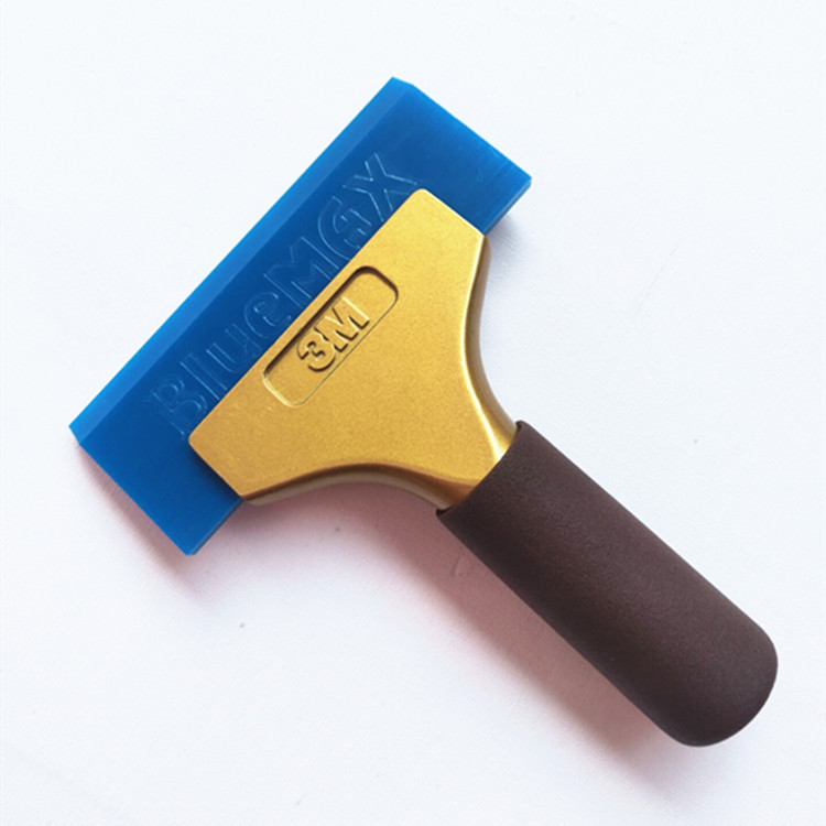 牛筋刮汽车贴膜工具金色合金短柄刮 玻璃胶刮改色贴膜工具