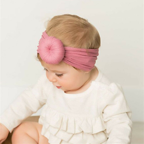 New baby girl hair accessories donut soft children's accessories cute princess hairband cross-border manufacturer wholesale