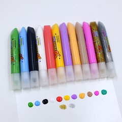 Children's creative glass glue, non-bake glass painting glue, DIY window glue, 3D window flower sticker glue