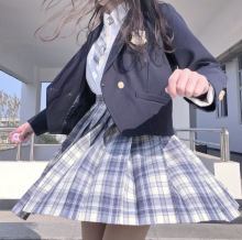 原创正版JK制服裙日系学生秋冬百搭西装外套女学院半身裙职业套装