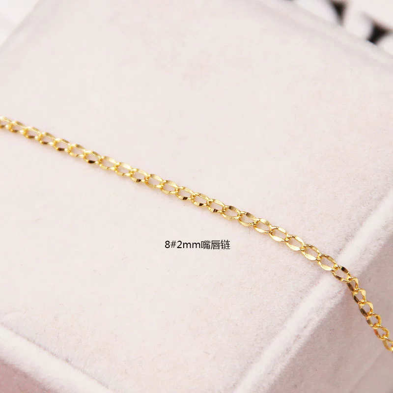Copper bracelet, chain, accessories handmade, handle, accessory, 18 carat, DIY
