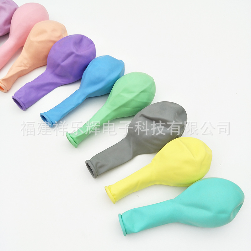 加厚10寸2.2g马卡龙乳胶气球 宝宝儿童生日派对布置婚礼活动装饰