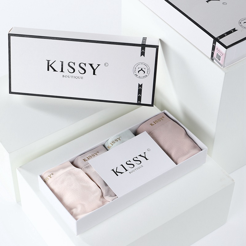 Kissy Seamless Underwear Quantum Chip Warm Antibacterial High Elastic Comfortable Breathable Women's Briefs Pure Cotton Crotch