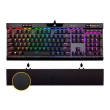 美商海盗船K70 RGB MK.2 SE RGB黑色青轴电竞游戏海盗船机械键盘