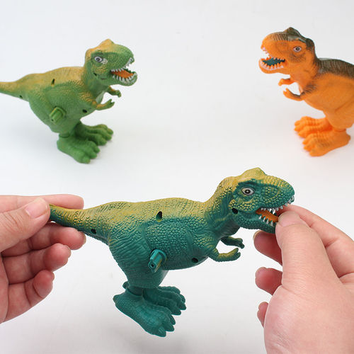 Wind-up dinosaur jumping dinosaur children's toys simulation animal dinosaur model kindergarten small gifts wholesale