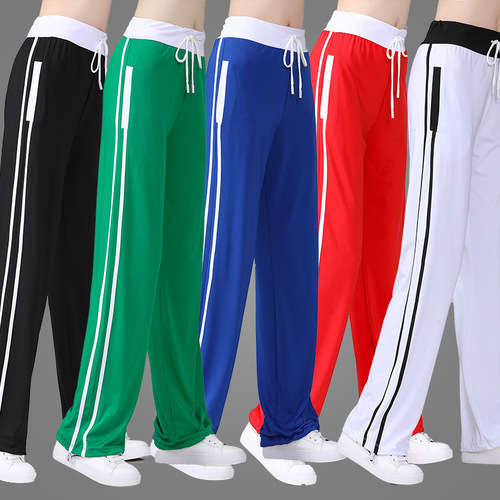 Mumu Square Dance Clothing Sports High Elasticity Dance Pants Group Cheerleading Fitness Routine Ghost Step Dance Training Pants