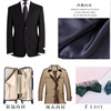 Spot supply of Shumei Lilobu high -end oblique luggage material in the work of Western clothing woolen woolen fur fabric