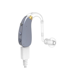 跨境 数字机老年人耳背式充电助听器批发声音放大器多模式降噪