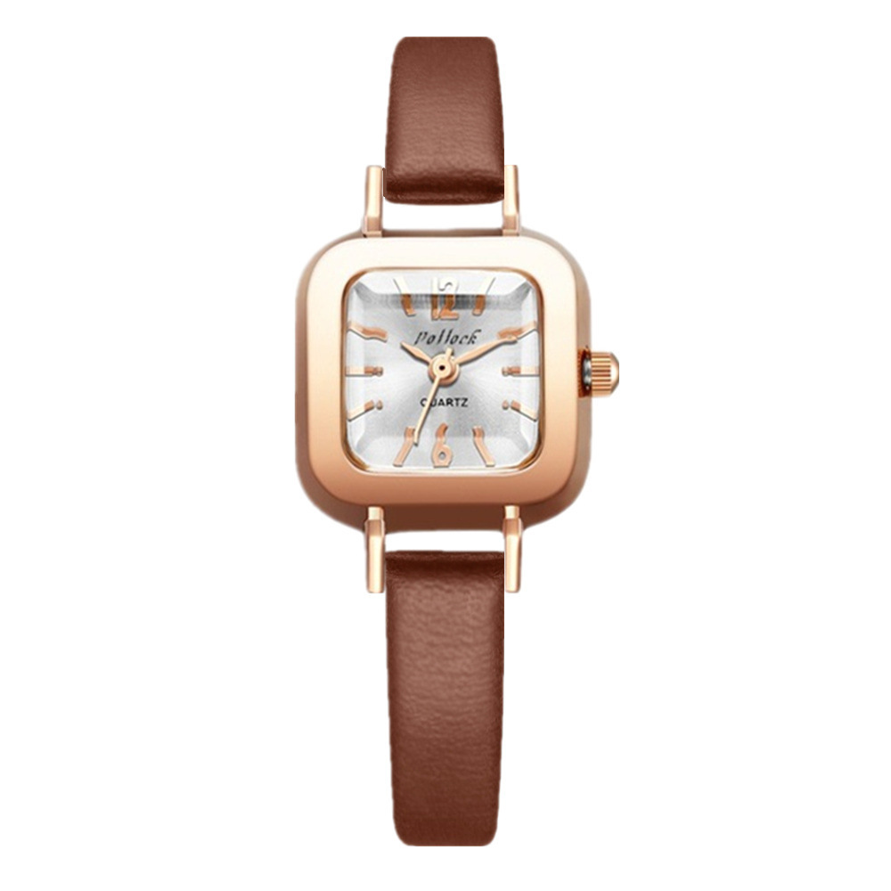 新款时尚女士手表韩版日版小巧石英精致 小表盘女表细带手链女表|ru