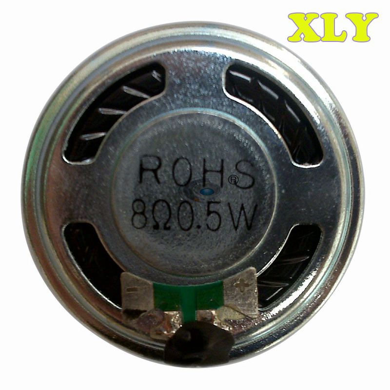 供应36，40mm8欧0.5w铁壳内磁喇叭 玩具RoHS 楼宇对讲分机扬声器