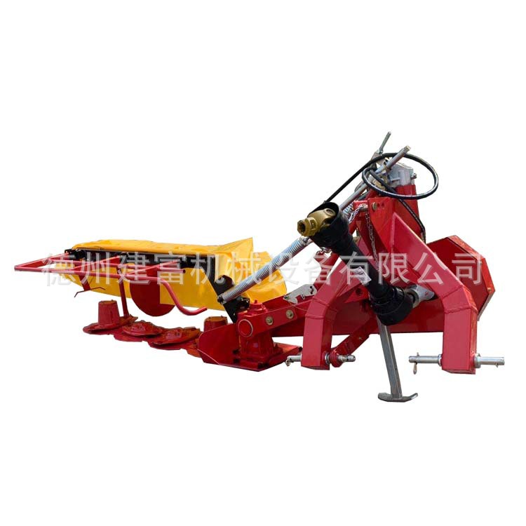 后置圆盘割草机多圆盘割草机四轮拖拉机苜蓿艾蒿艾叶收割机打草机