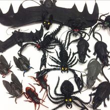 仿真昆虫软胶蜘蛛蝎子蜈蚣万圣节整蛊吓人恶搞小动物儿童玩具道具