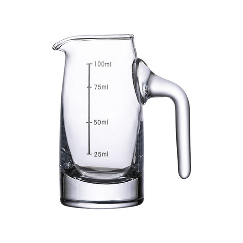 Home-use glass liquor decanter with a wine spoon red wine and white wine cup decanter with scale fair cup restaurant use 