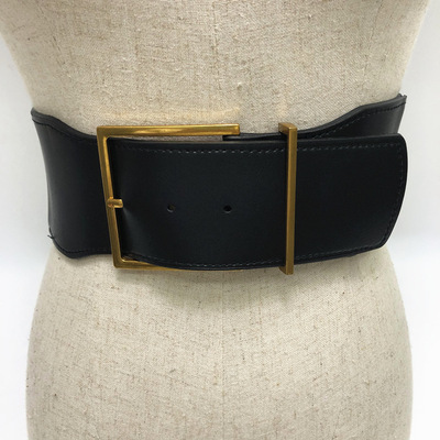 厂家直销欧美弹力宽腰封 女士时尚百搭装饰束腰松紧腰带一件代发|ms