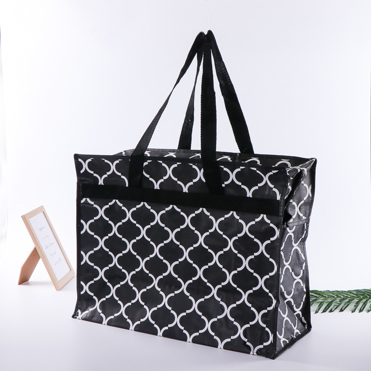 大号拉链手提编织袋定制 防水学生棉被衣服打包袋 搬家蛇皮袋定做